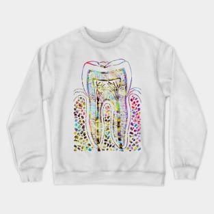 Tooth Structure Crewneck Sweatshirt